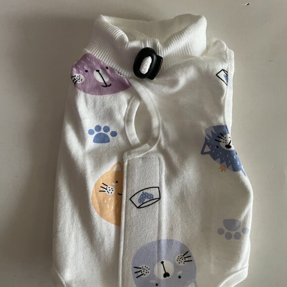 Pet Cat & Paw Print Tank Vest - Picture 2 of 7